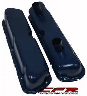 1962-85 FORD SMALL BLOCK 260-289-302-351W CIRCLE TRACK RACING VALVE COVERS - BLUE