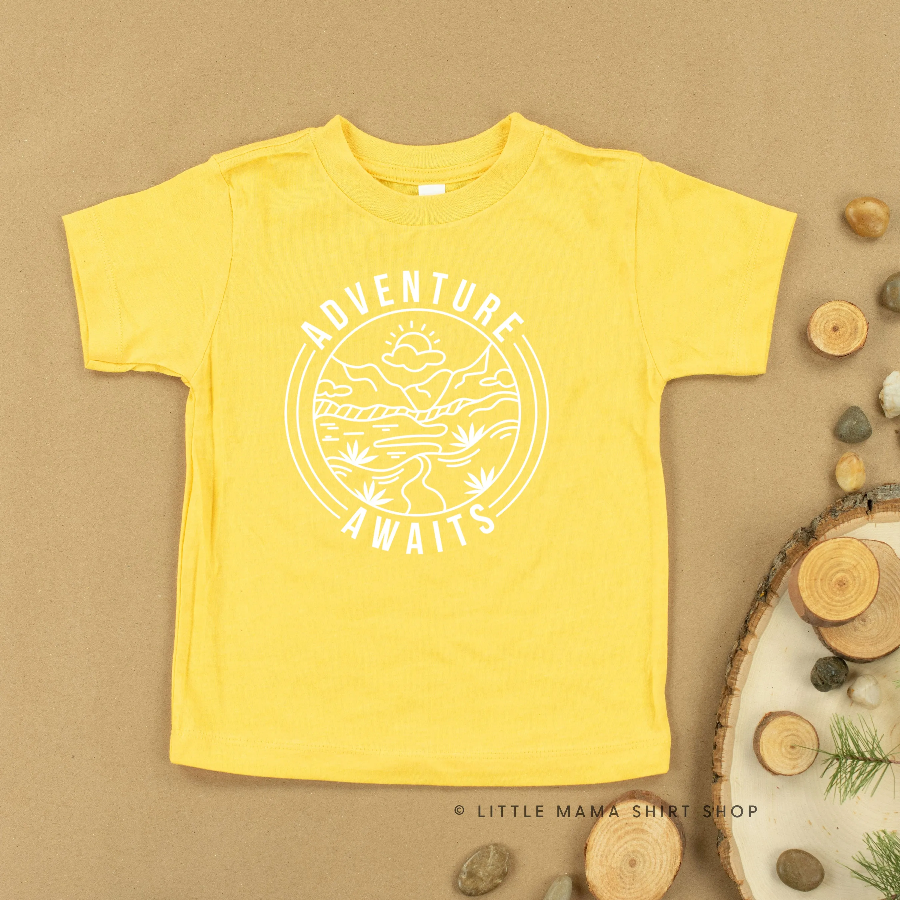 ADVENTURE AWAITS - Short Sleeve Child Shirt