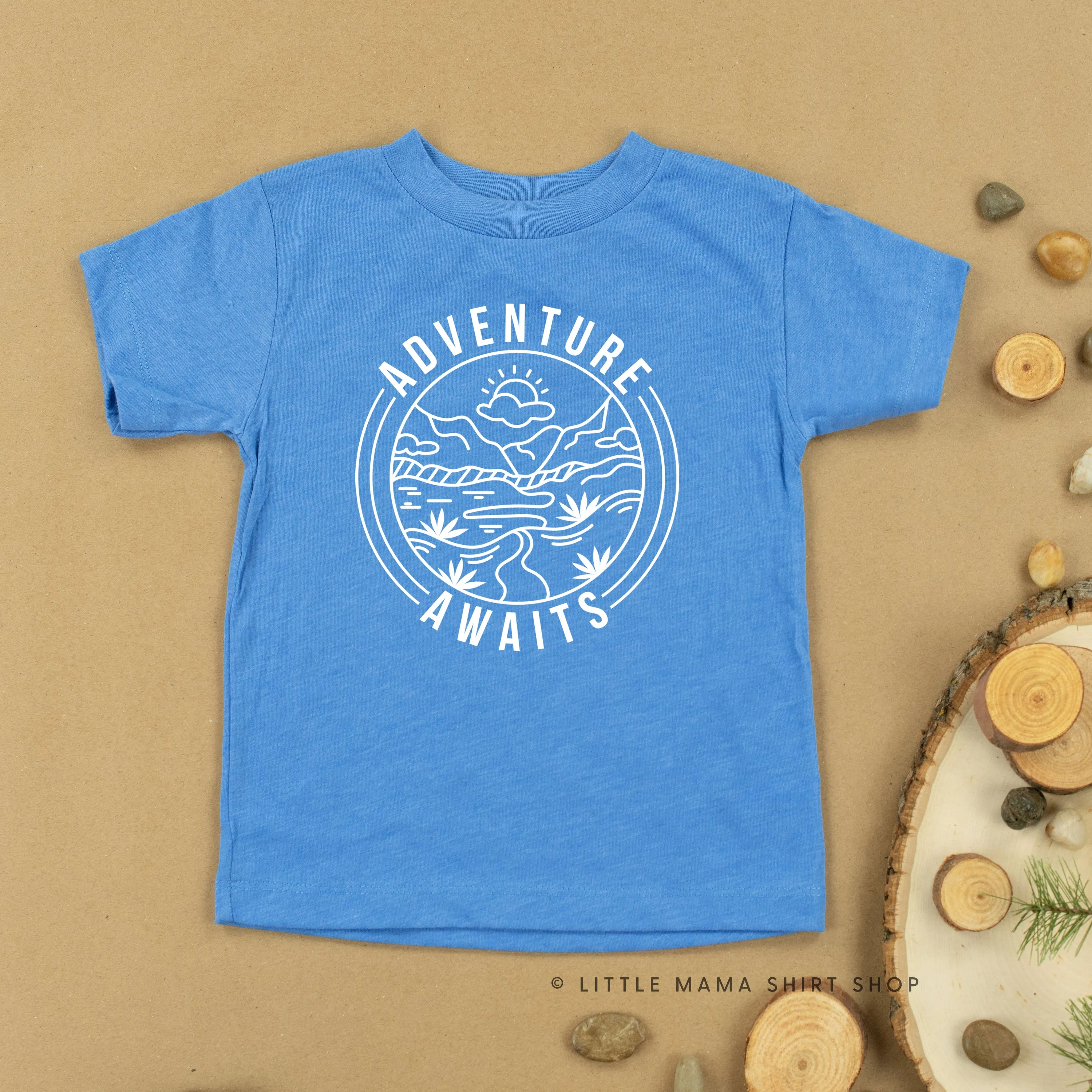 ADVENTURE AWAITS - Short Sleeve Child Shirt