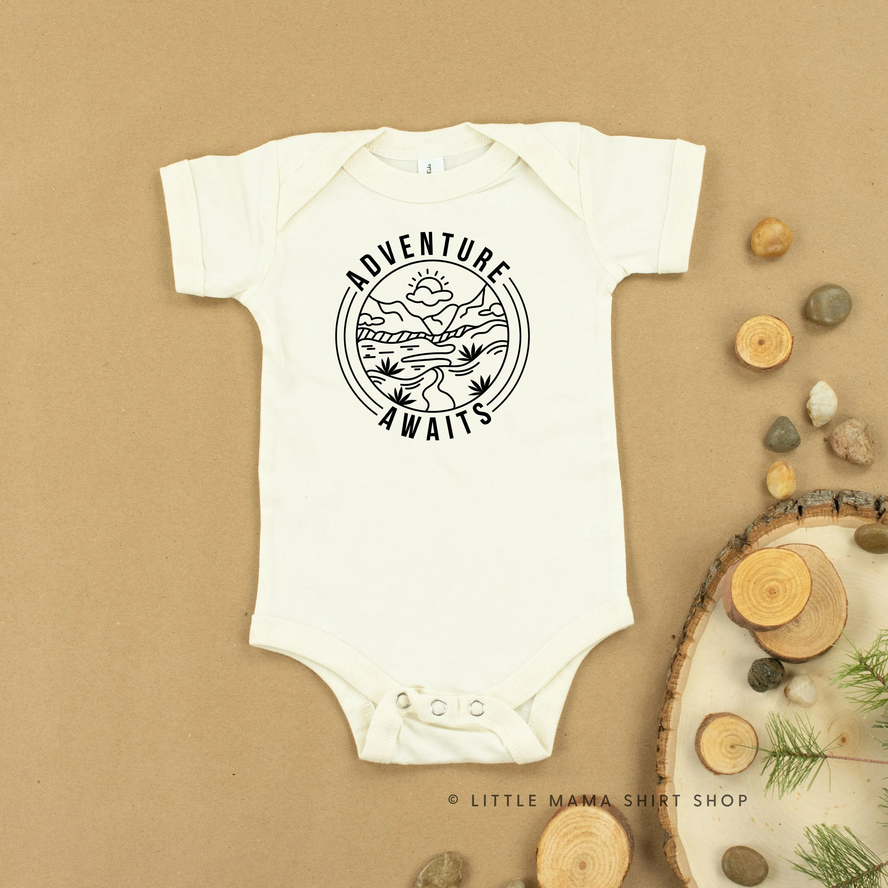 ADVENTURE AWAITS - Short Sleeve Child Shirt