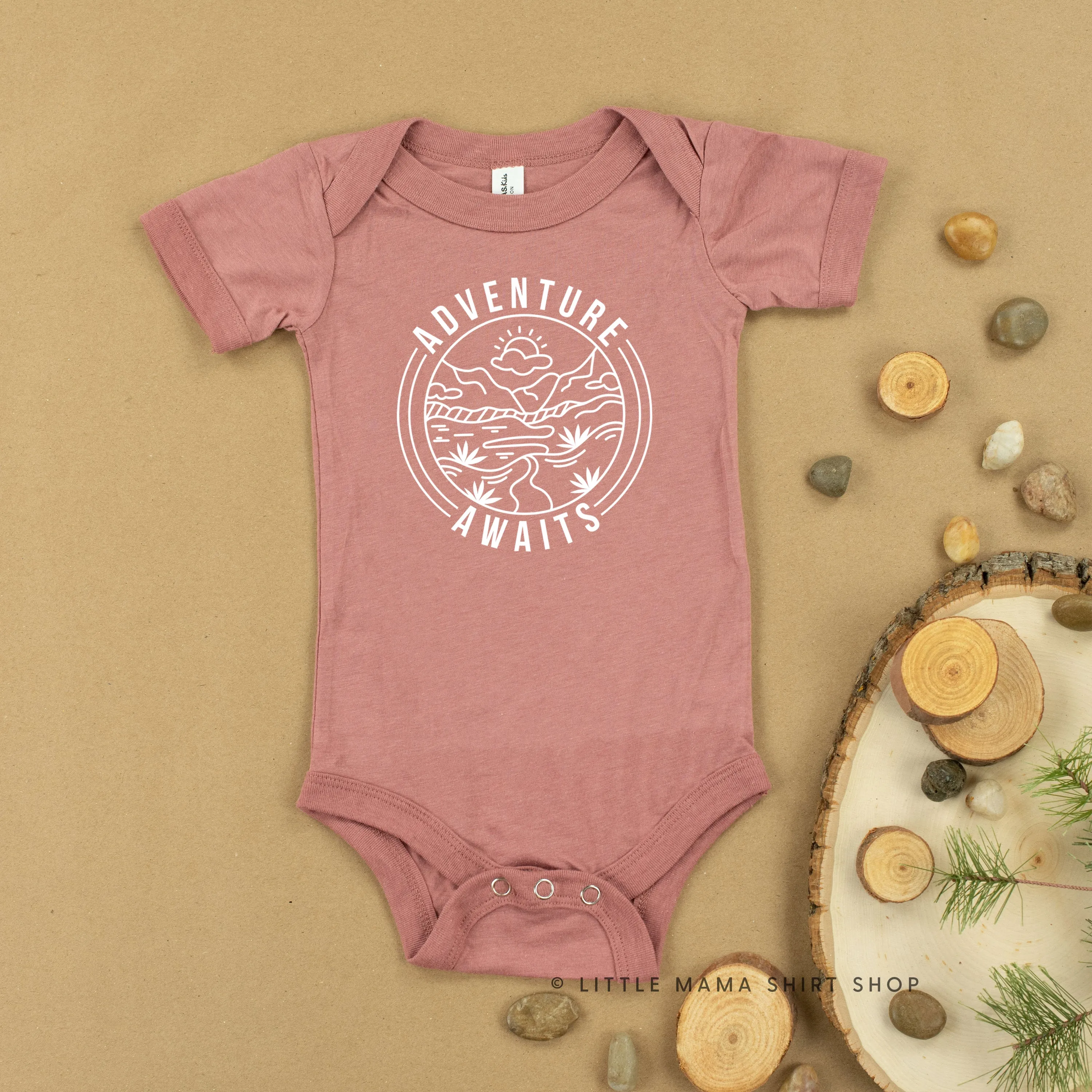 ADVENTURE AWAITS - Short Sleeve Child Shirt