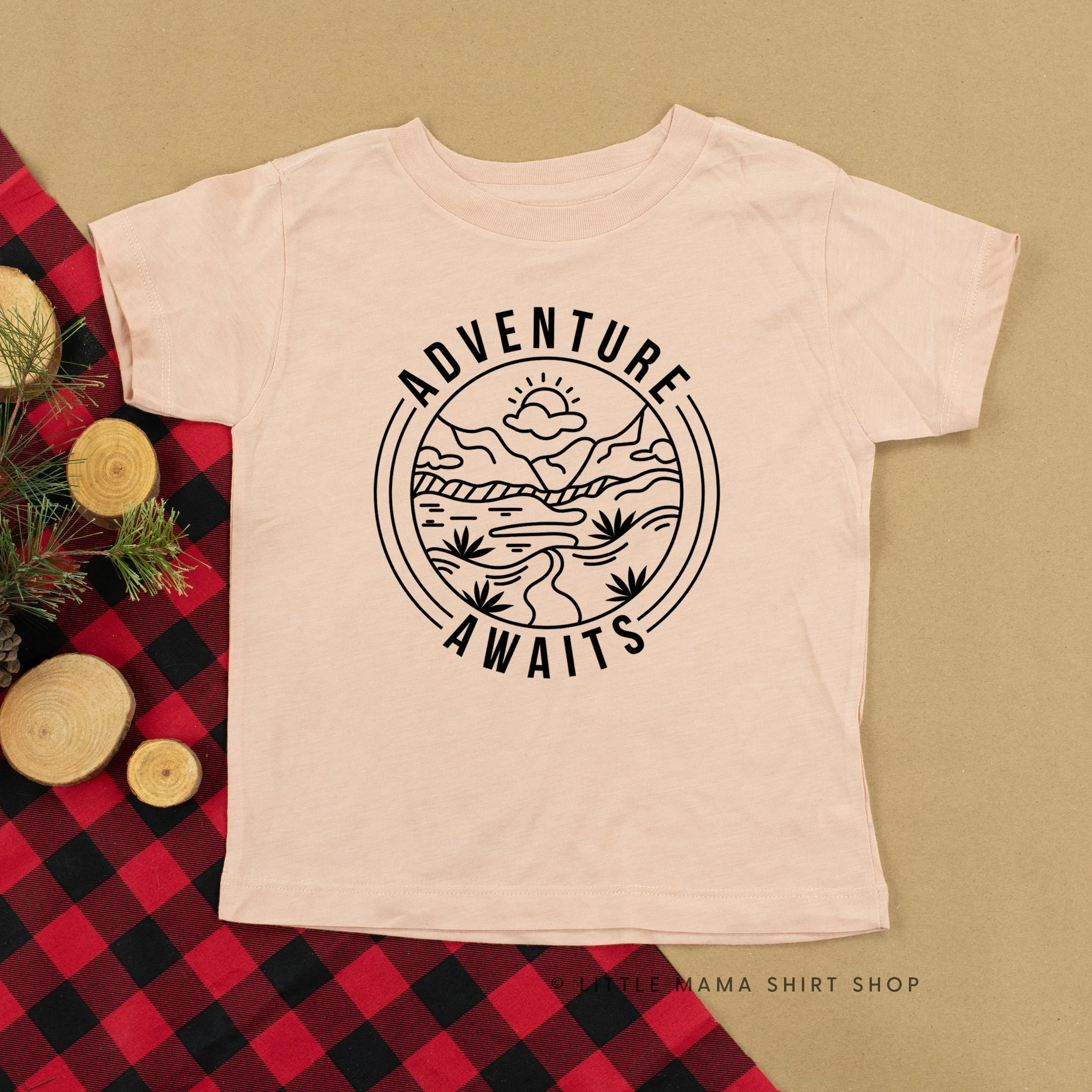 ADVENTURE AWAITS - Short Sleeve Child Shirt