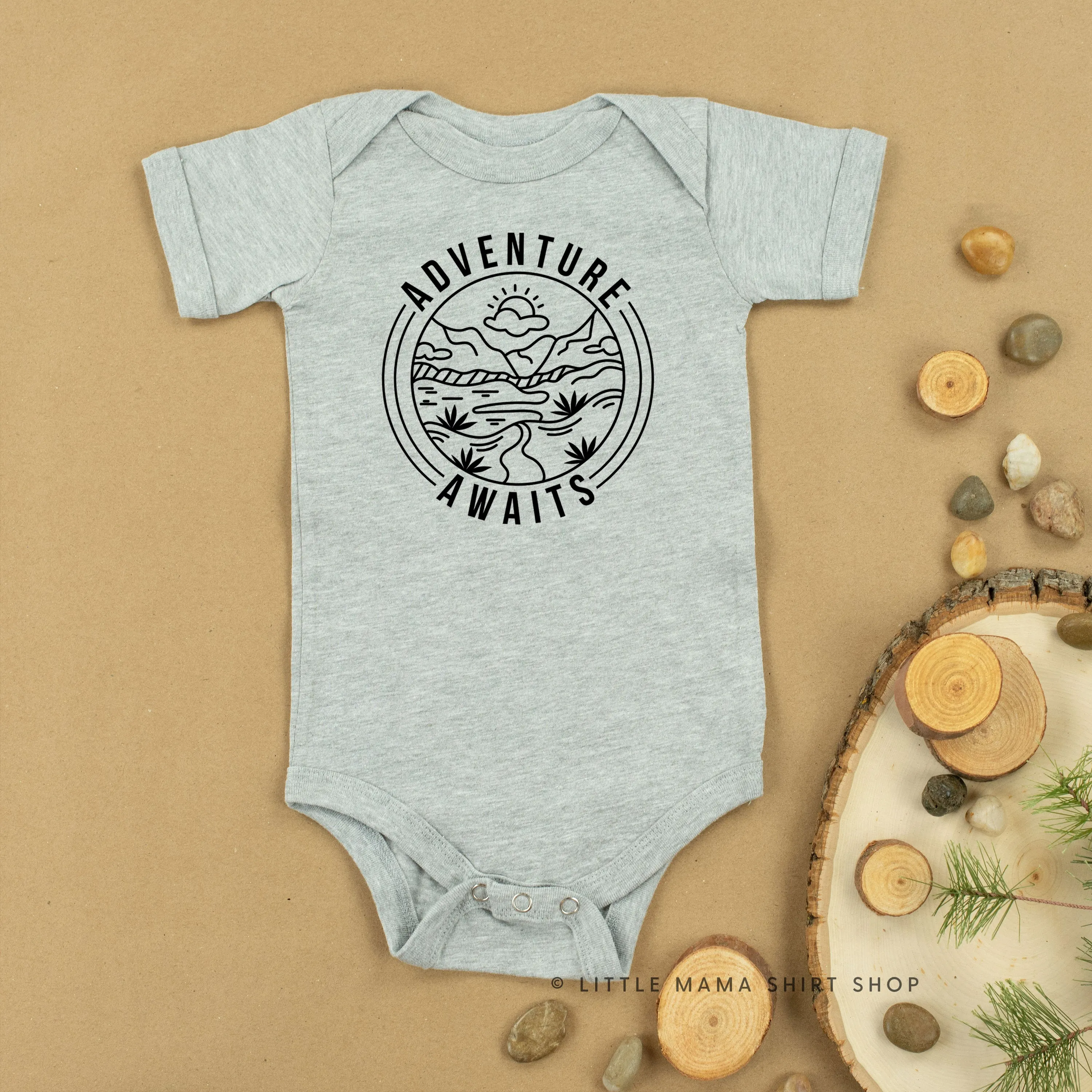 ADVENTURE AWAITS - Short Sleeve Child Shirt