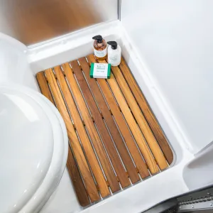 Airstream Teak Shower Mats for International Travel Trailers