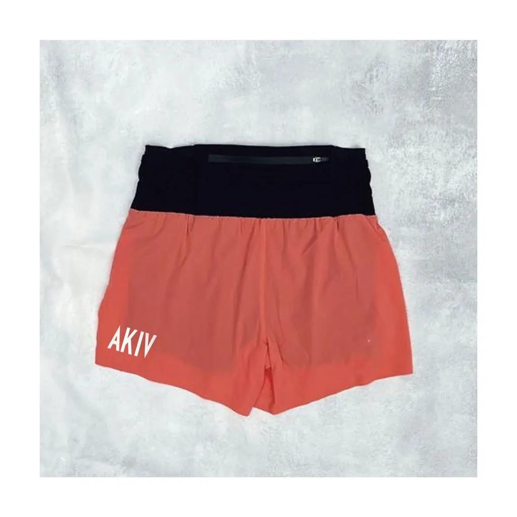 AKIV 2-in-1 Trail Running Shorts Unisex | Inner Tight | Pink