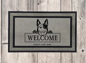 Australian Cattle Dog Welcome Mat