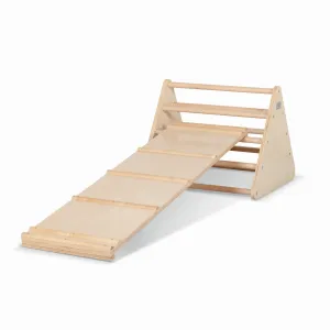 Baby Indoor Pikler Play Set - Unvarnished Climbing Ramp