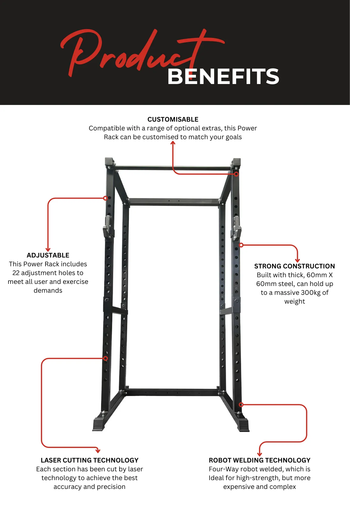 Body Iron CX44 Compact Power Rack Elite Set