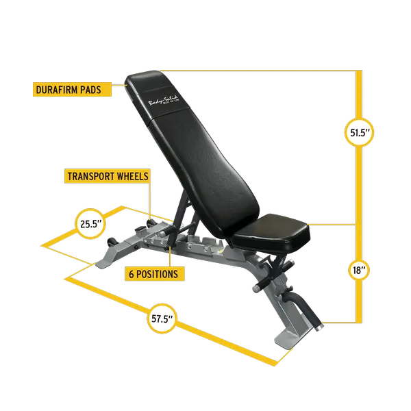 Body-Solid - ProClubline Flat, Incline Bench