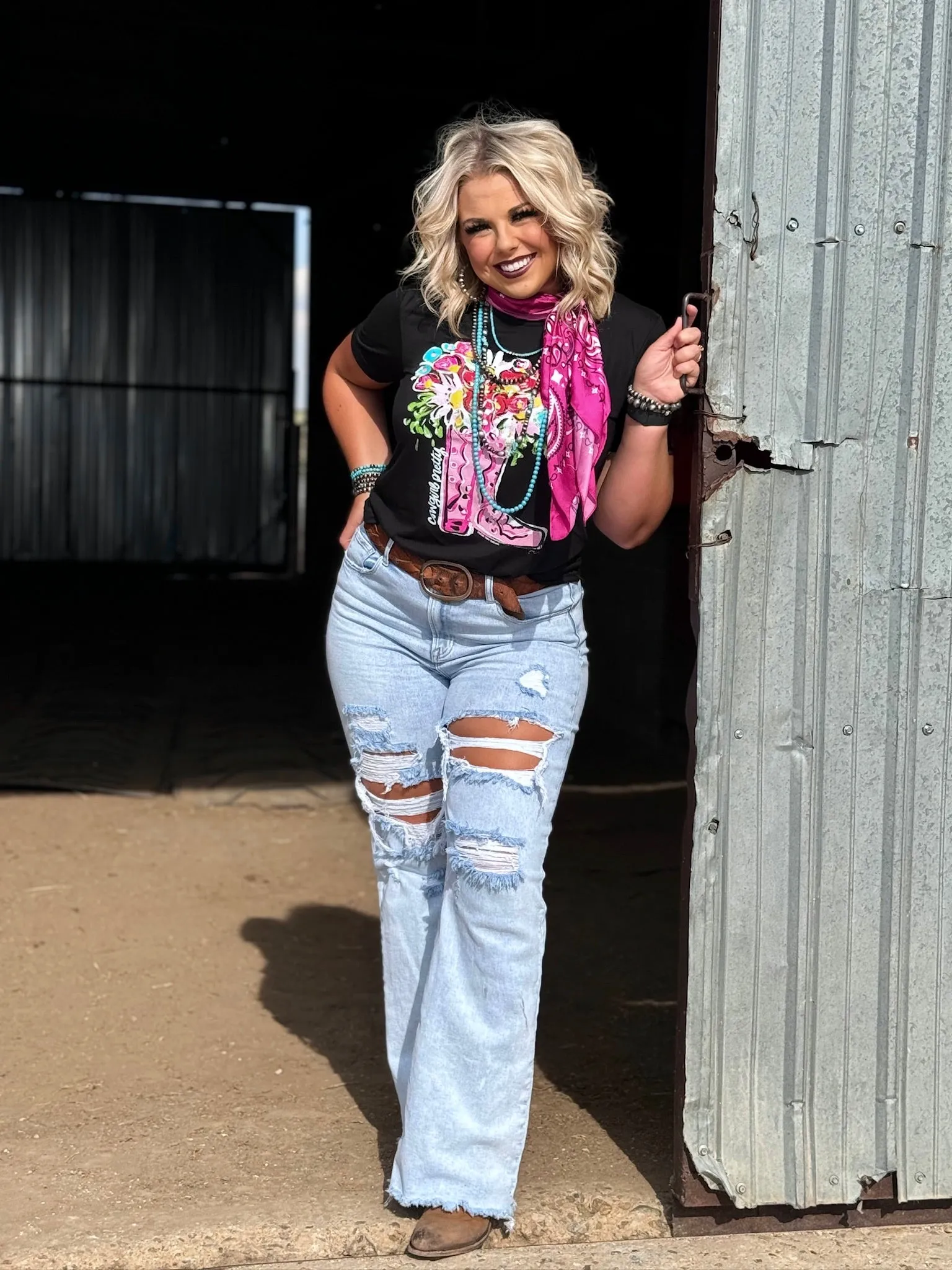 Callie's Cowgirl Pretty Graphic Tee by Texas True Threads