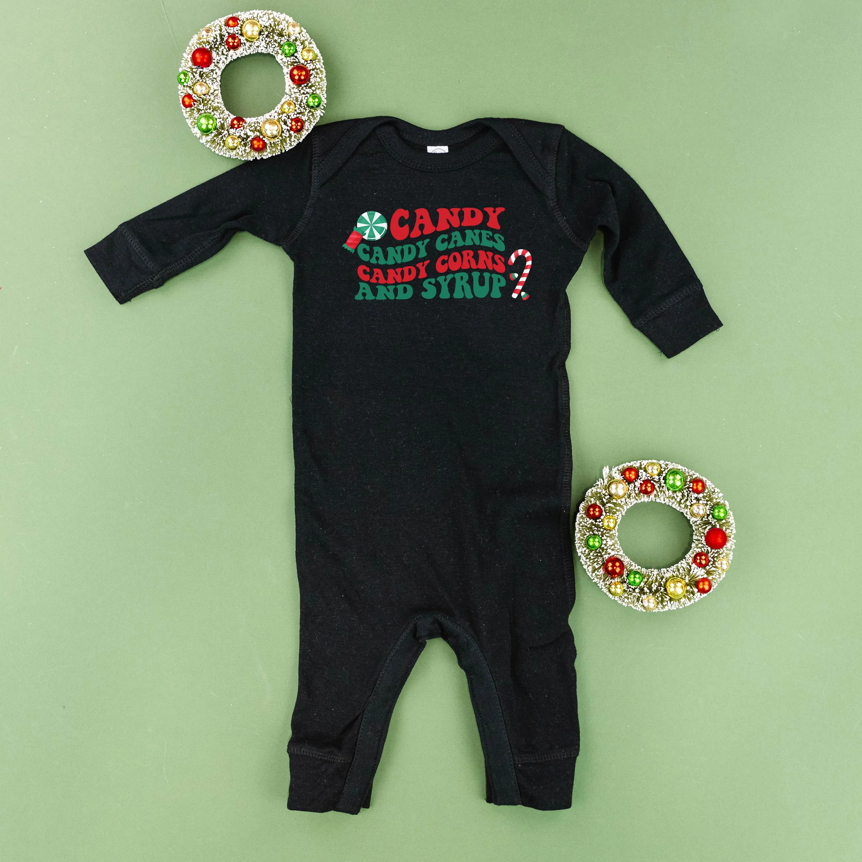 Candy, Candy Canes, Candy Corns And Syrup - Baby Sleeper