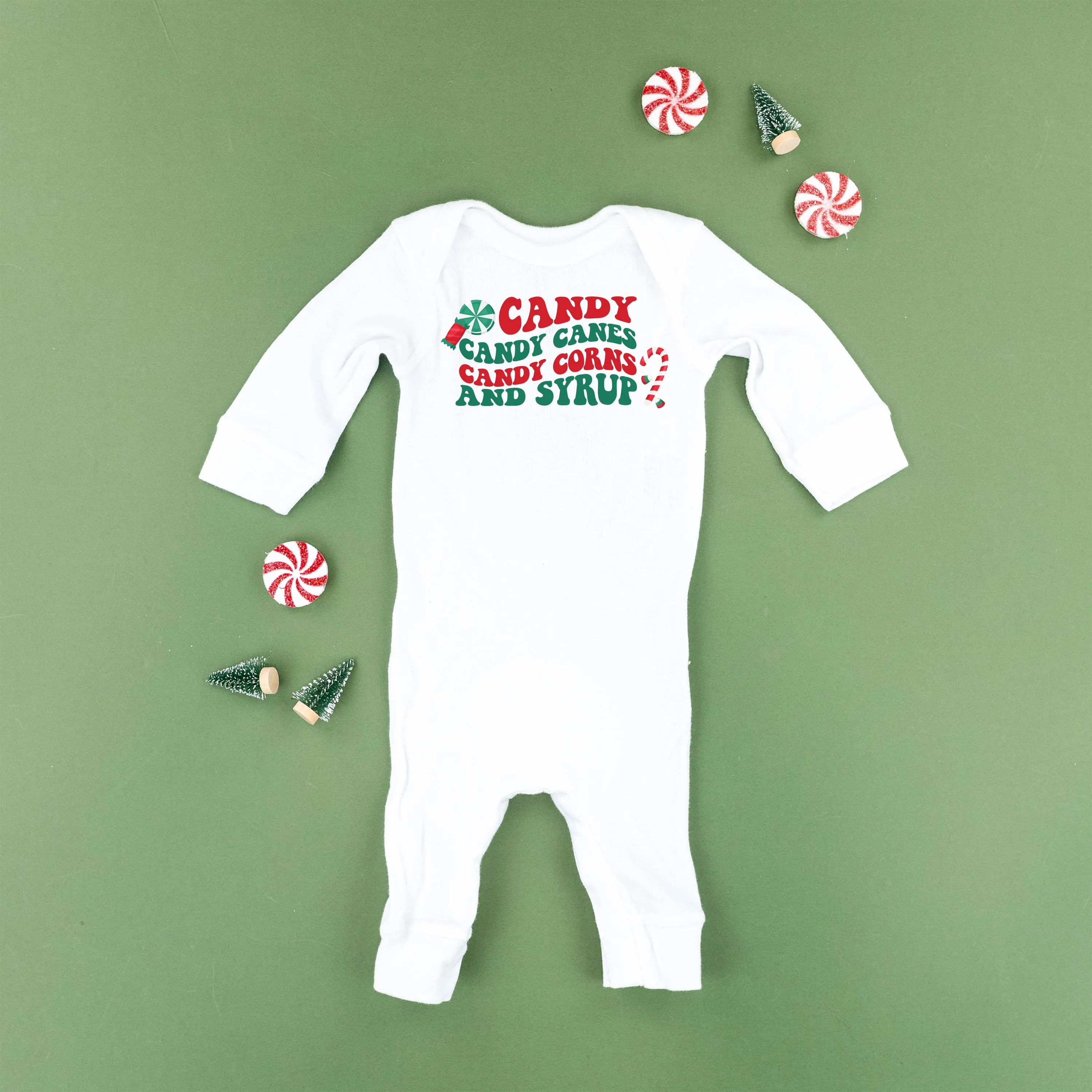 Candy, Candy Canes, Candy Corns And Syrup - Baby Sleeper