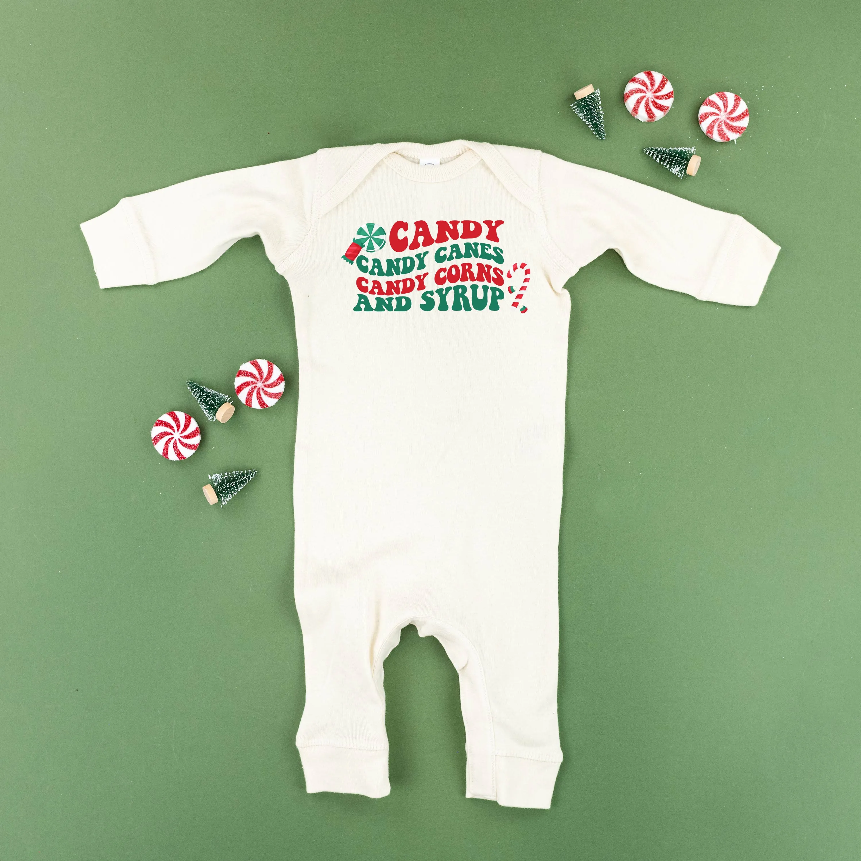 Candy, Candy Canes, Candy Corns And Syrup - Baby Sleeper