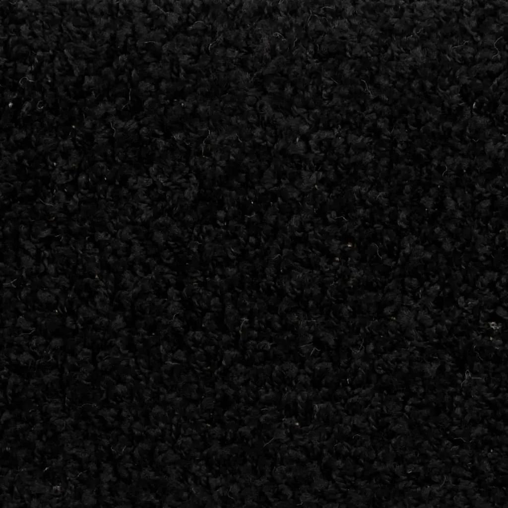 Carpet Stair Treads 15 pcs Black 65x21x4 cm