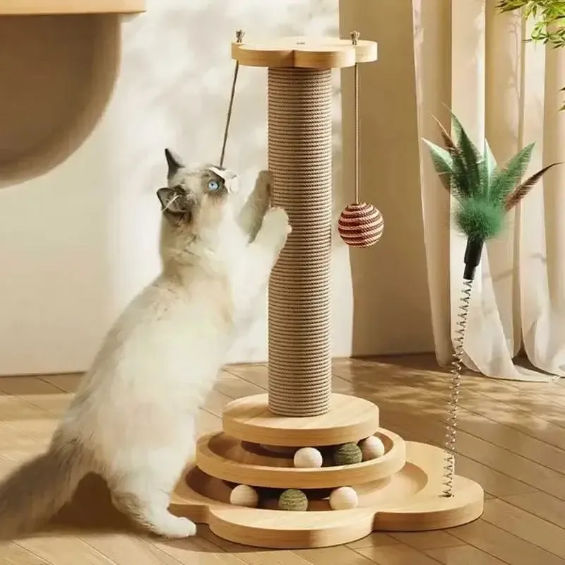 Cat Climbing Frame with Sisal Scratching Post