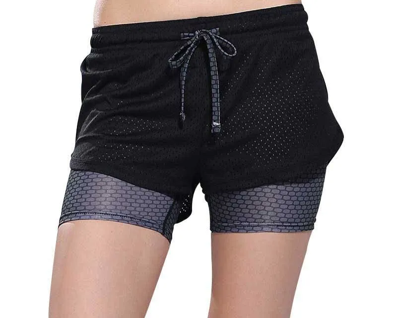 Colorful Women's Polyester Running Shorts