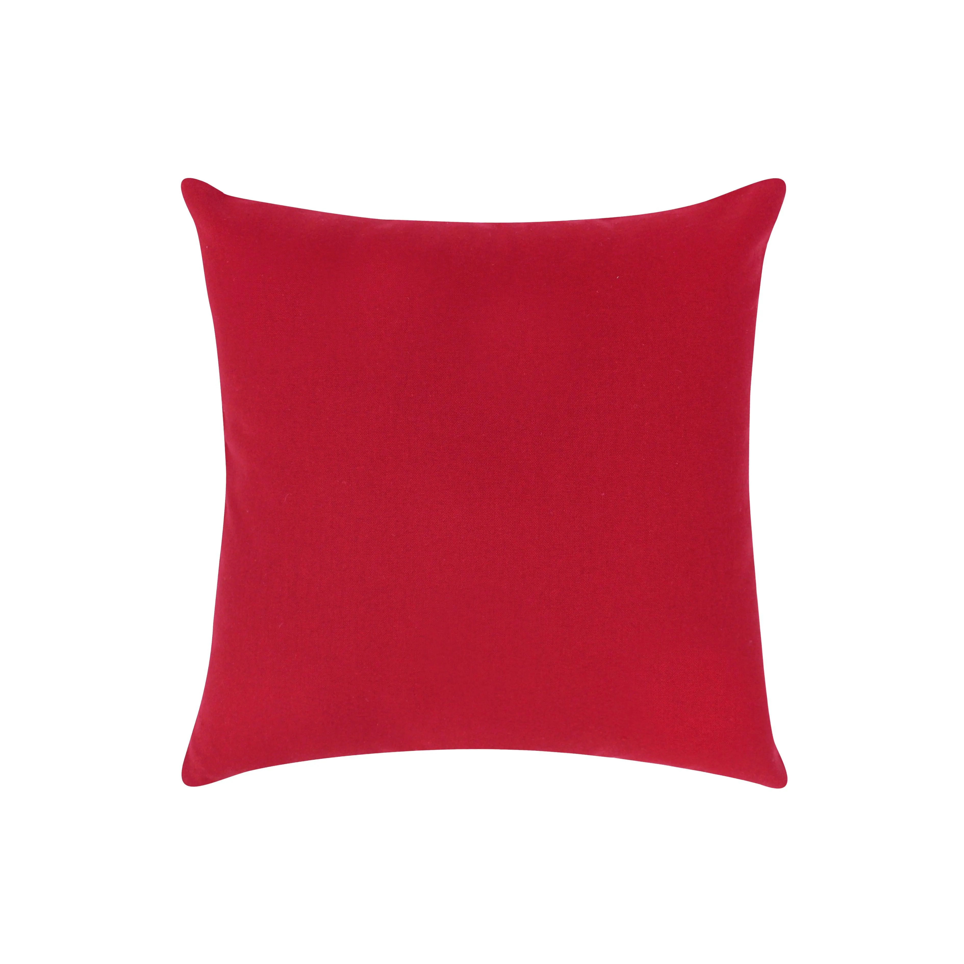 Cotton Gingham Check Red Cushion Covers