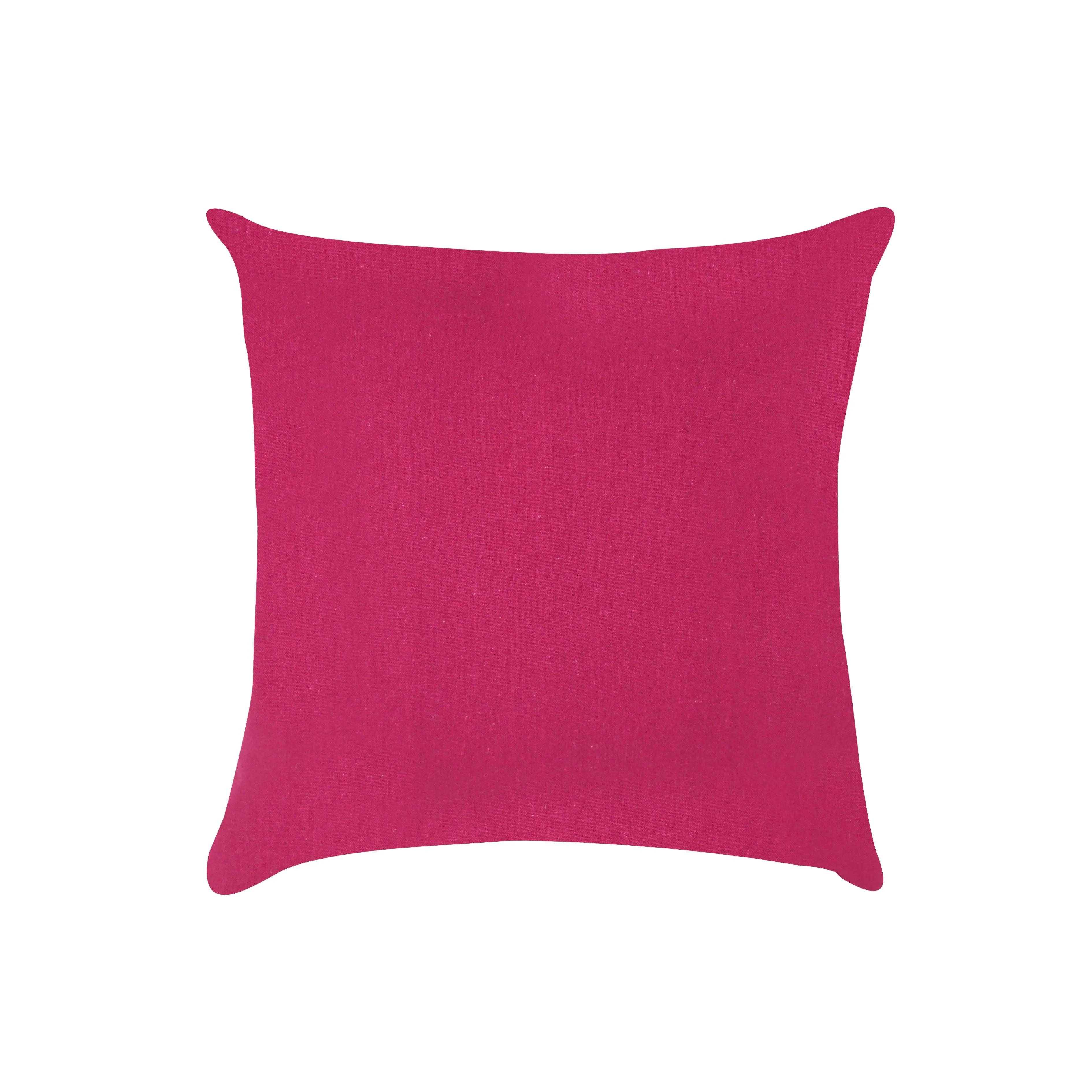 Cotton Small Pink Rose Floral Cushion Covers