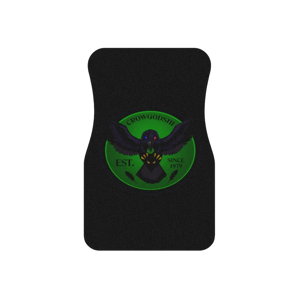 Crowgodshi Car Mats (2x Front), GREEN