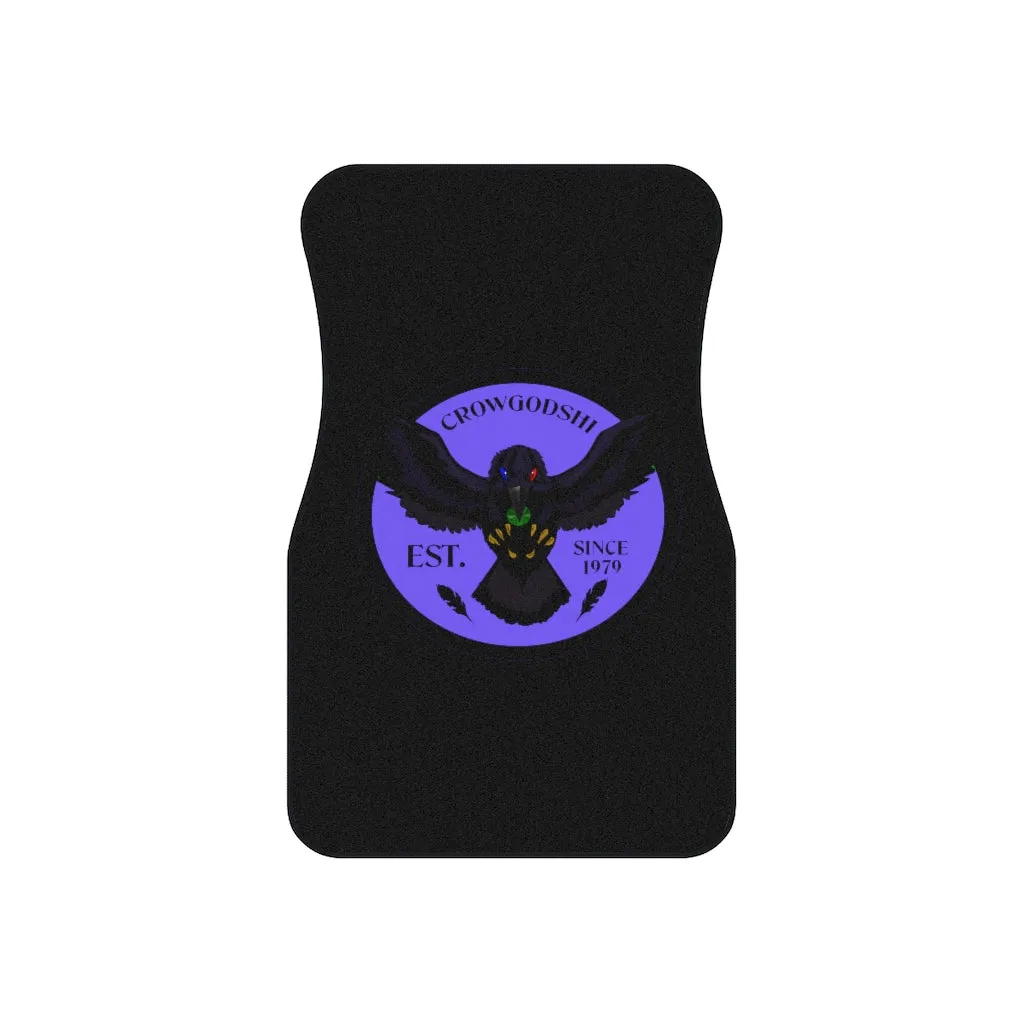 Crowgodshi Car Mats (2x Front), PURPLE