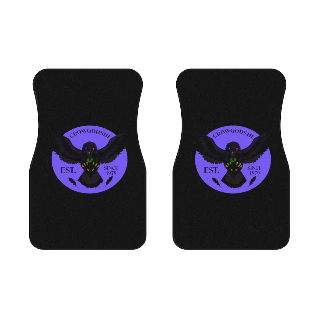 Crowgodshi Car Mats (2x Front), PURPLE