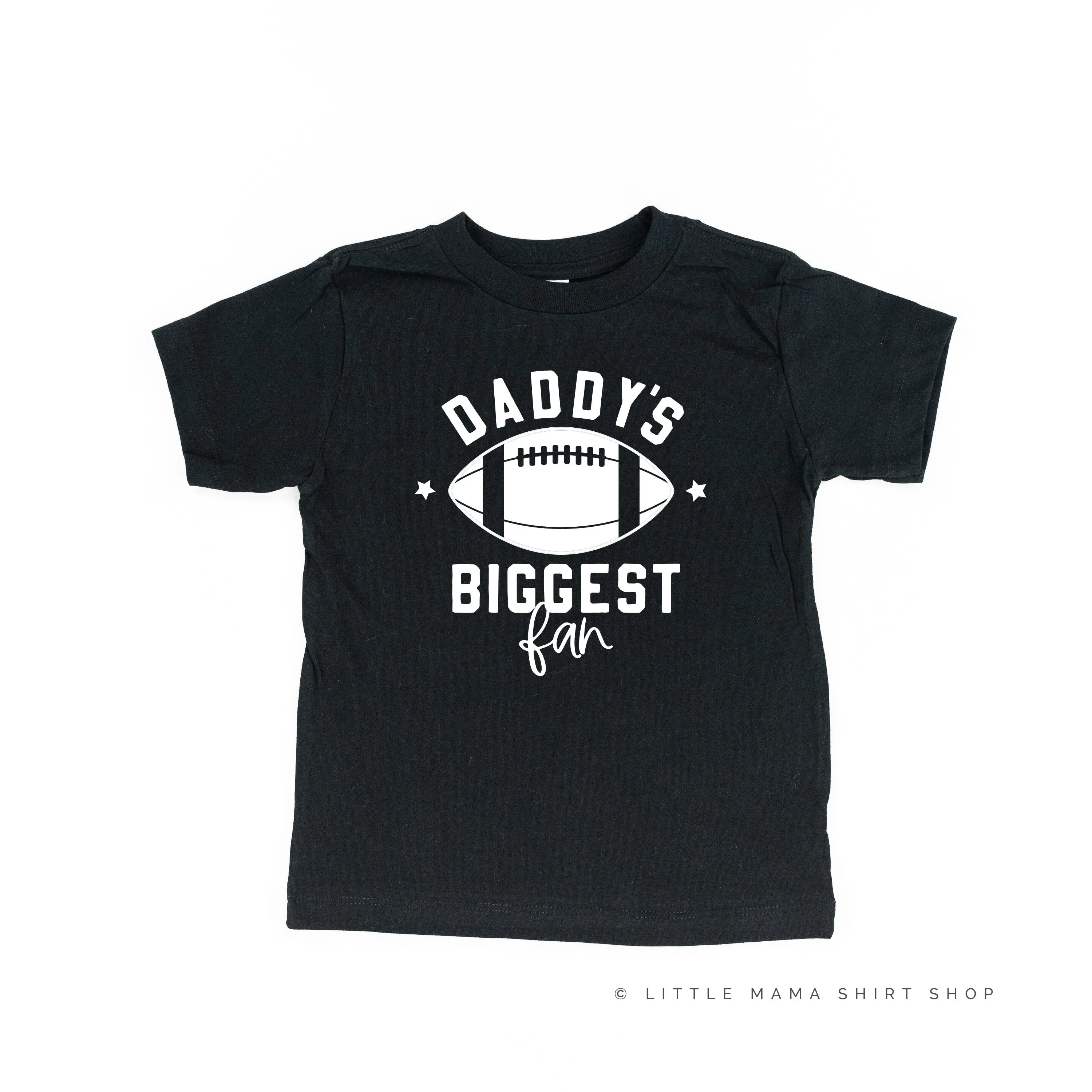 Daddy's Biggest Fan - (Football) - Short Sleeve Child Shirt