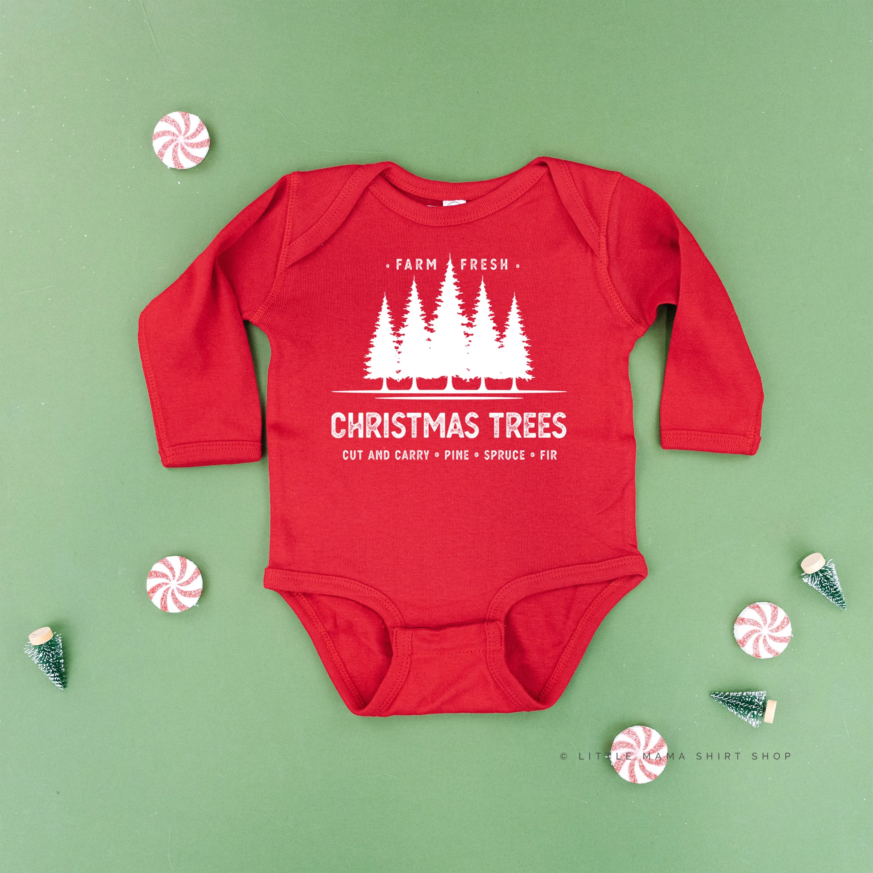 Farm Fresh Christmas Trees - Child LONG SLEEVE Tee