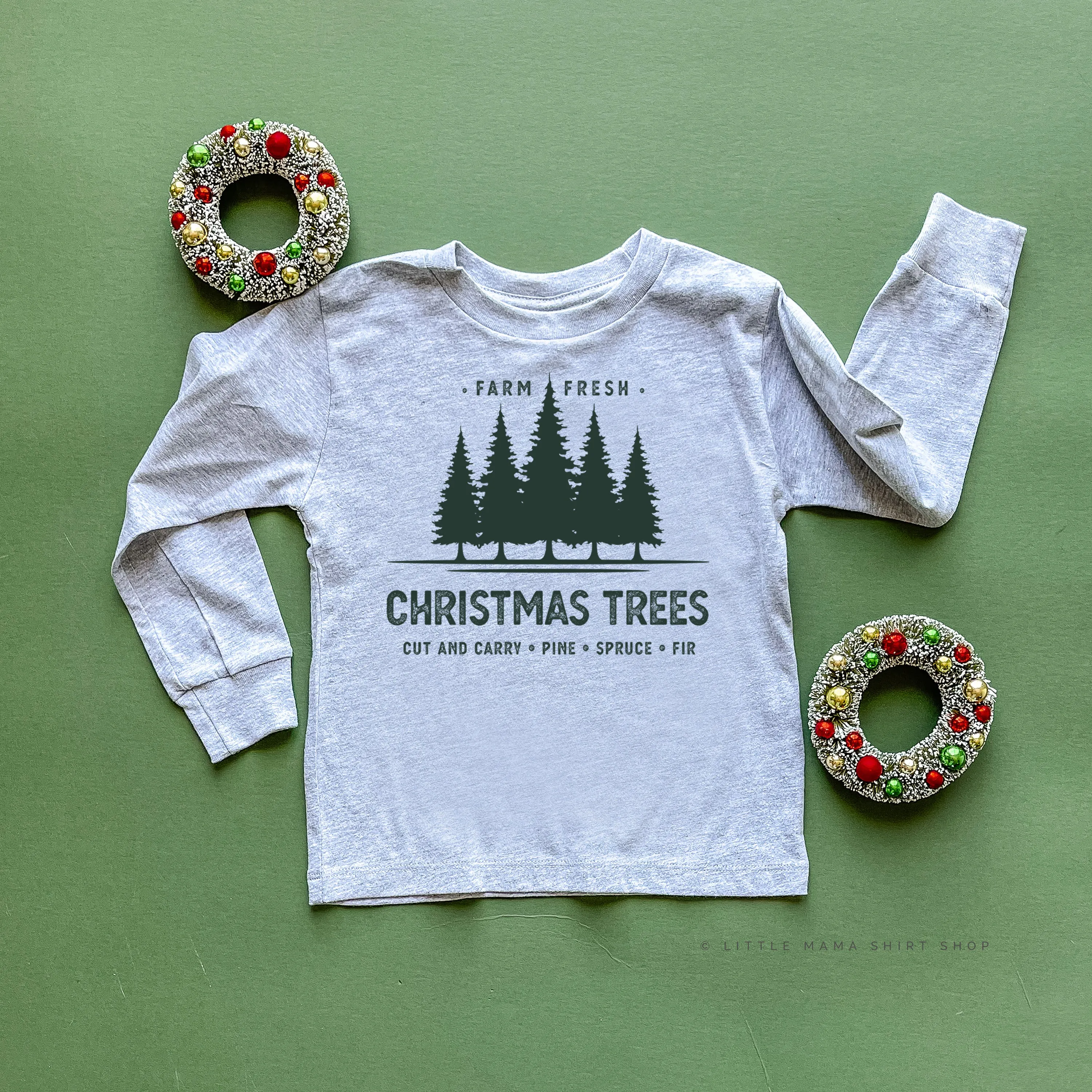 Farm Fresh Christmas Trees - Child LONG SLEEVE Tee