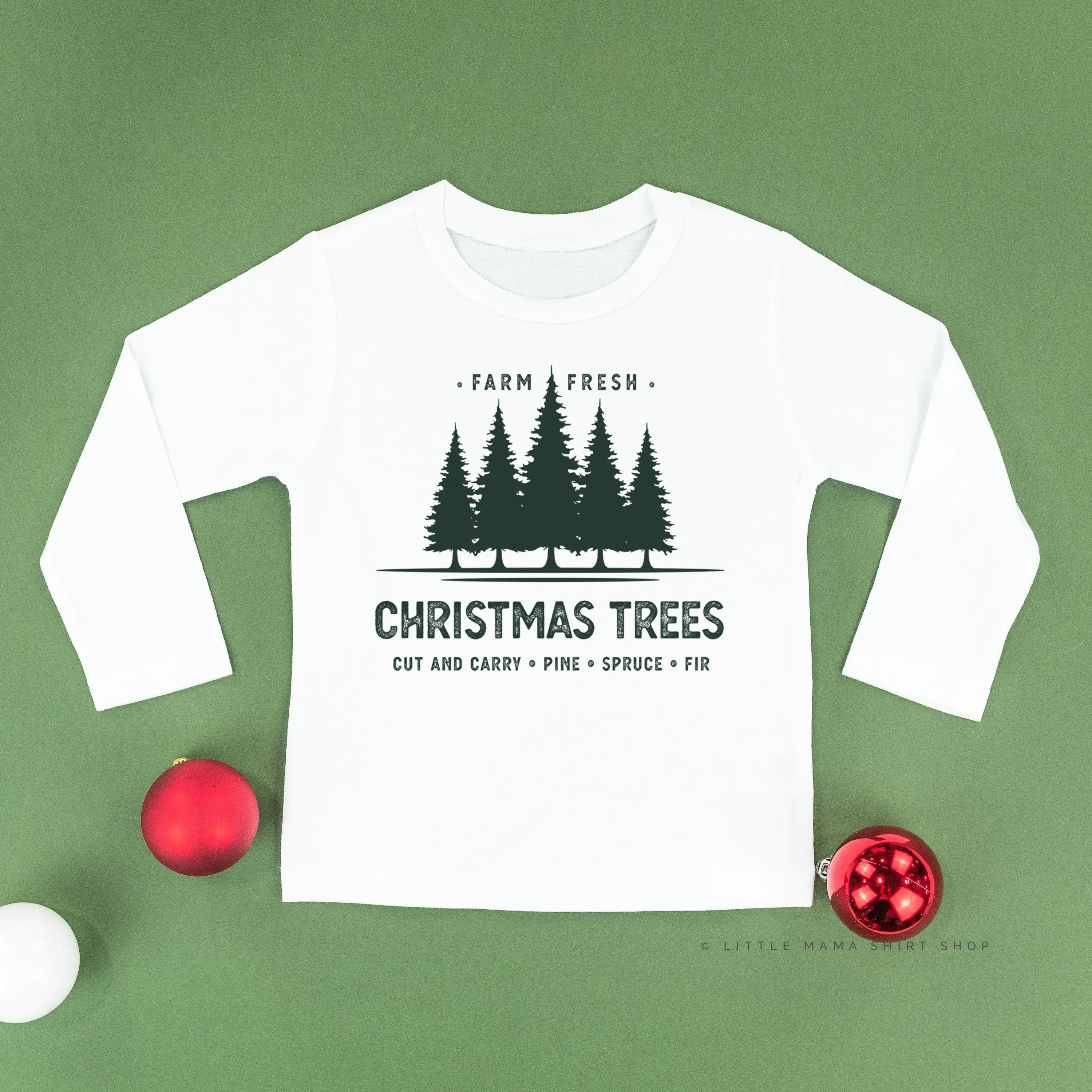 Farm Fresh Christmas Trees - Child LONG SLEEVE Tee