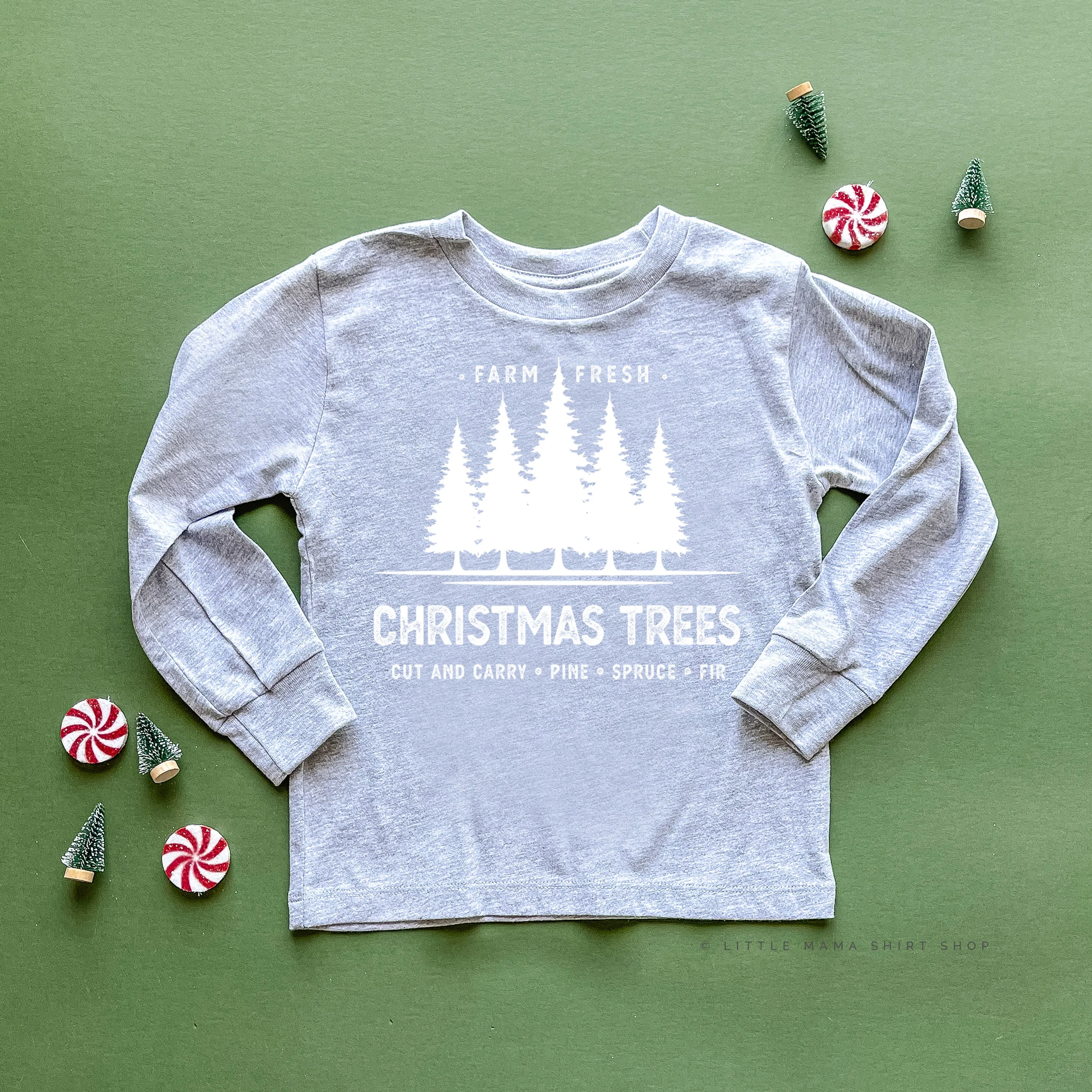 Farm Fresh Christmas Trees - Child LONG SLEEVE Tee