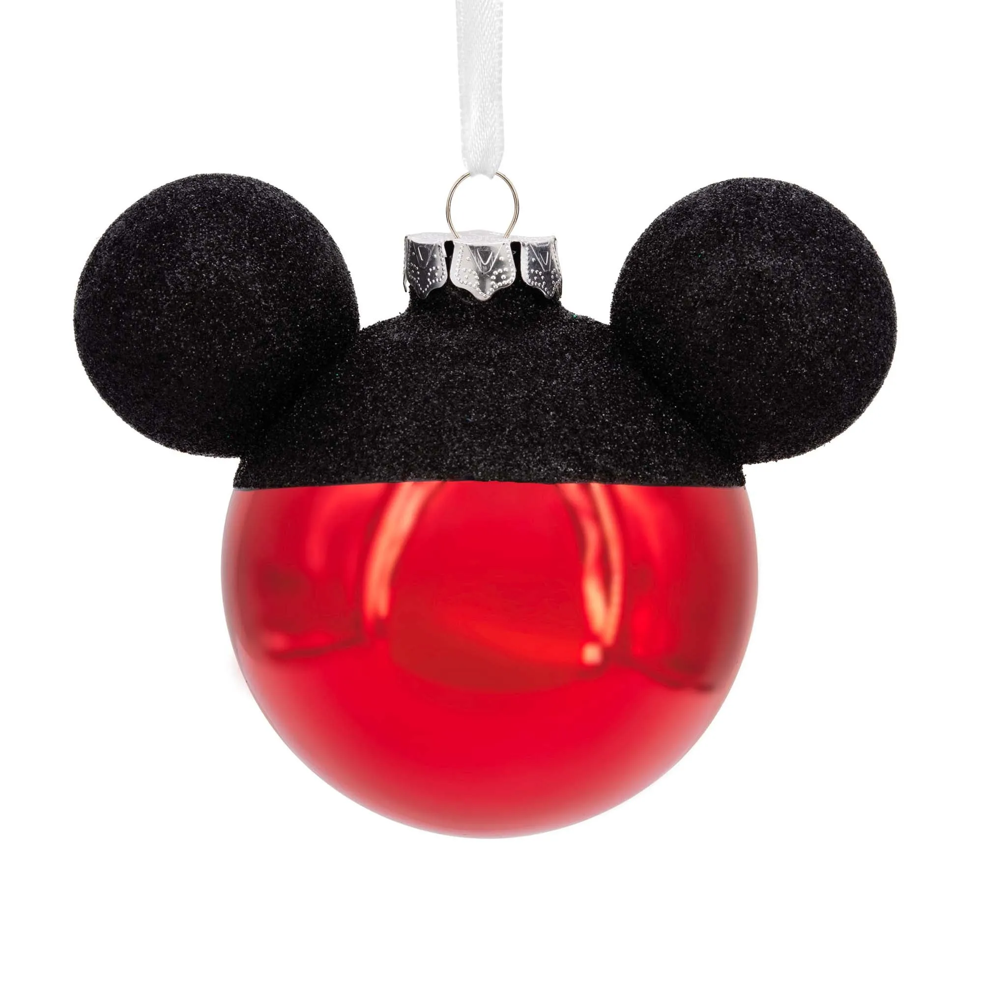 Hallmark Christmas Ornament (Disney Mickey Mouse Icon Blown Glass)