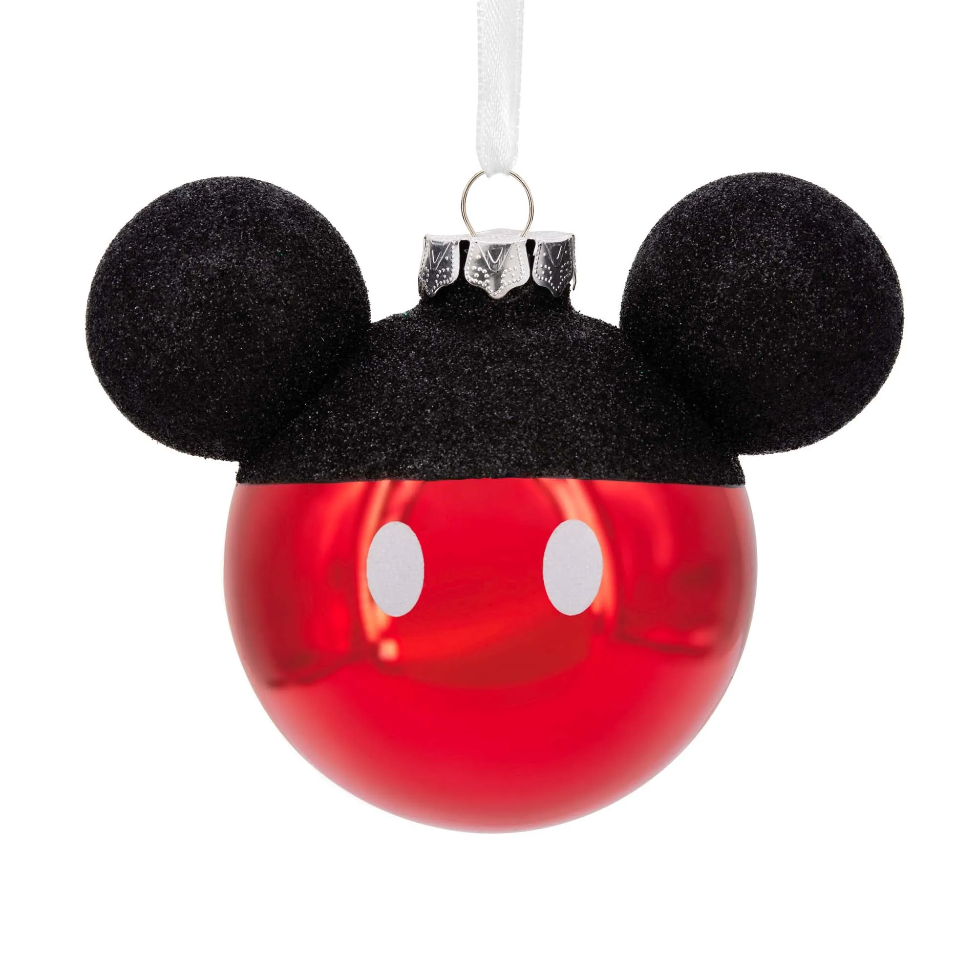 Hallmark Christmas Ornament (Disney Mickey Mouse Icon Blown Glass)