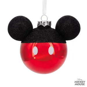 Hallmark Christmas Ornament (Disney Mickey Mouse Icon Blown Glass)