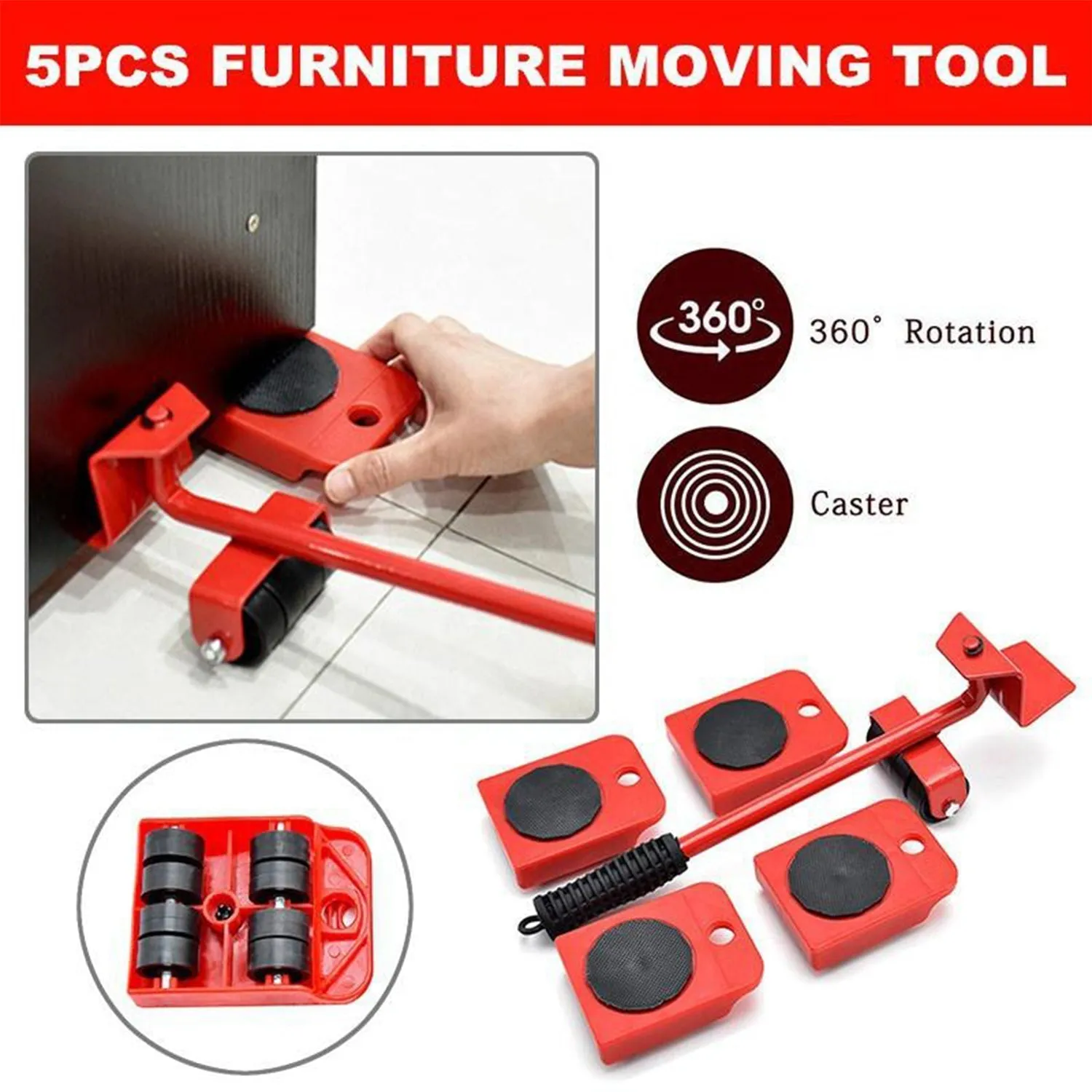 Heavy Furniture Lifter and Furniture Shifting Tool