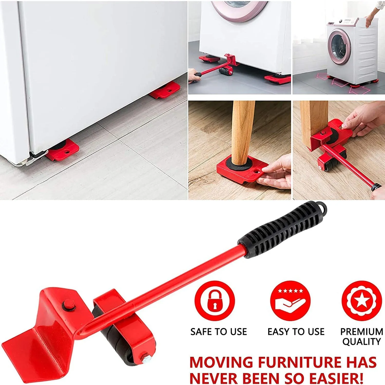 Heavy Furniture Lifter and Furniture Shifting Tool