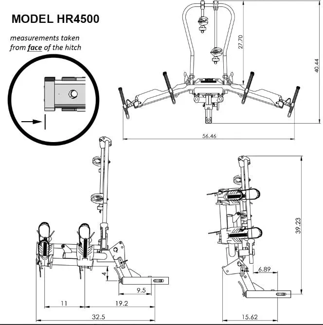 Hollywood Racks Destination E Bike Rack for Electric Bikes