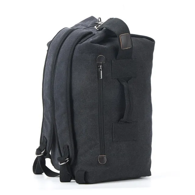 Large Capacity Man Travel Bag Mountaineering Backpack Male Luggage Canvas