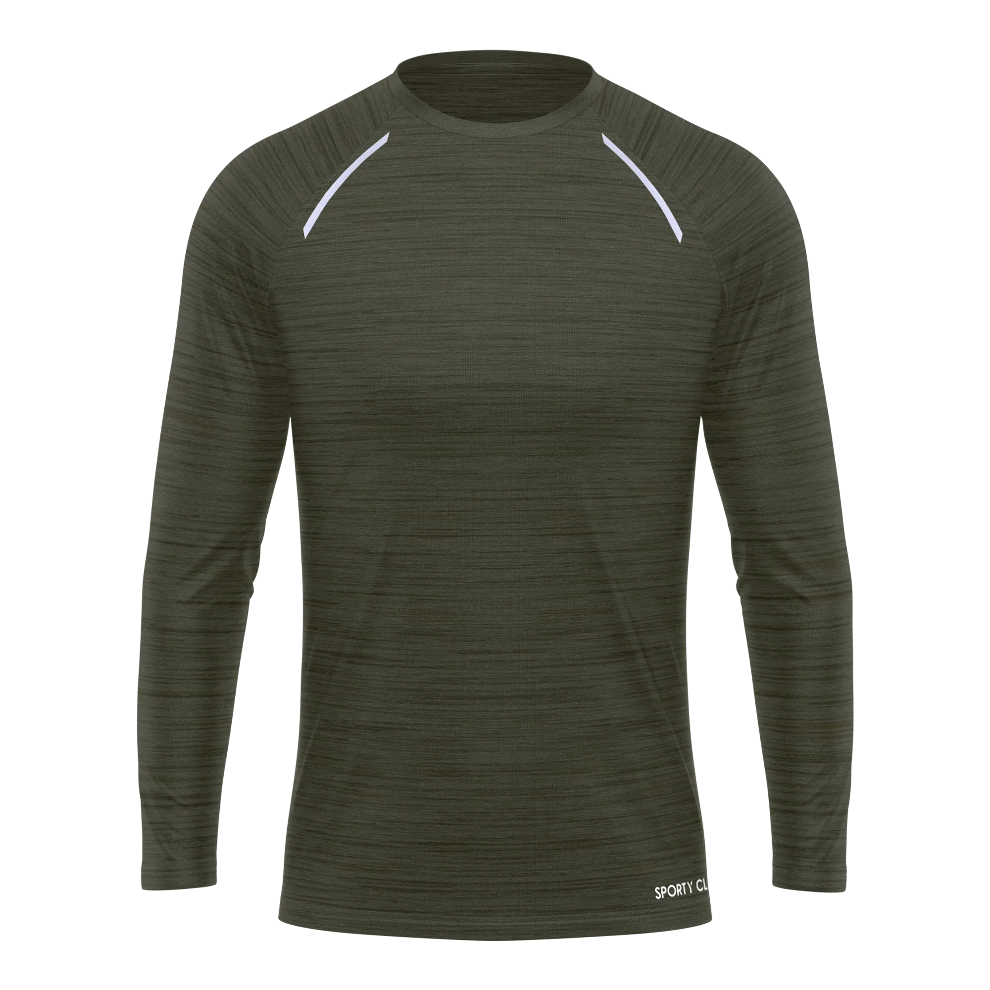 Men's Green Long Sleeve T-Shirt, Sports Shorts & Socks Set