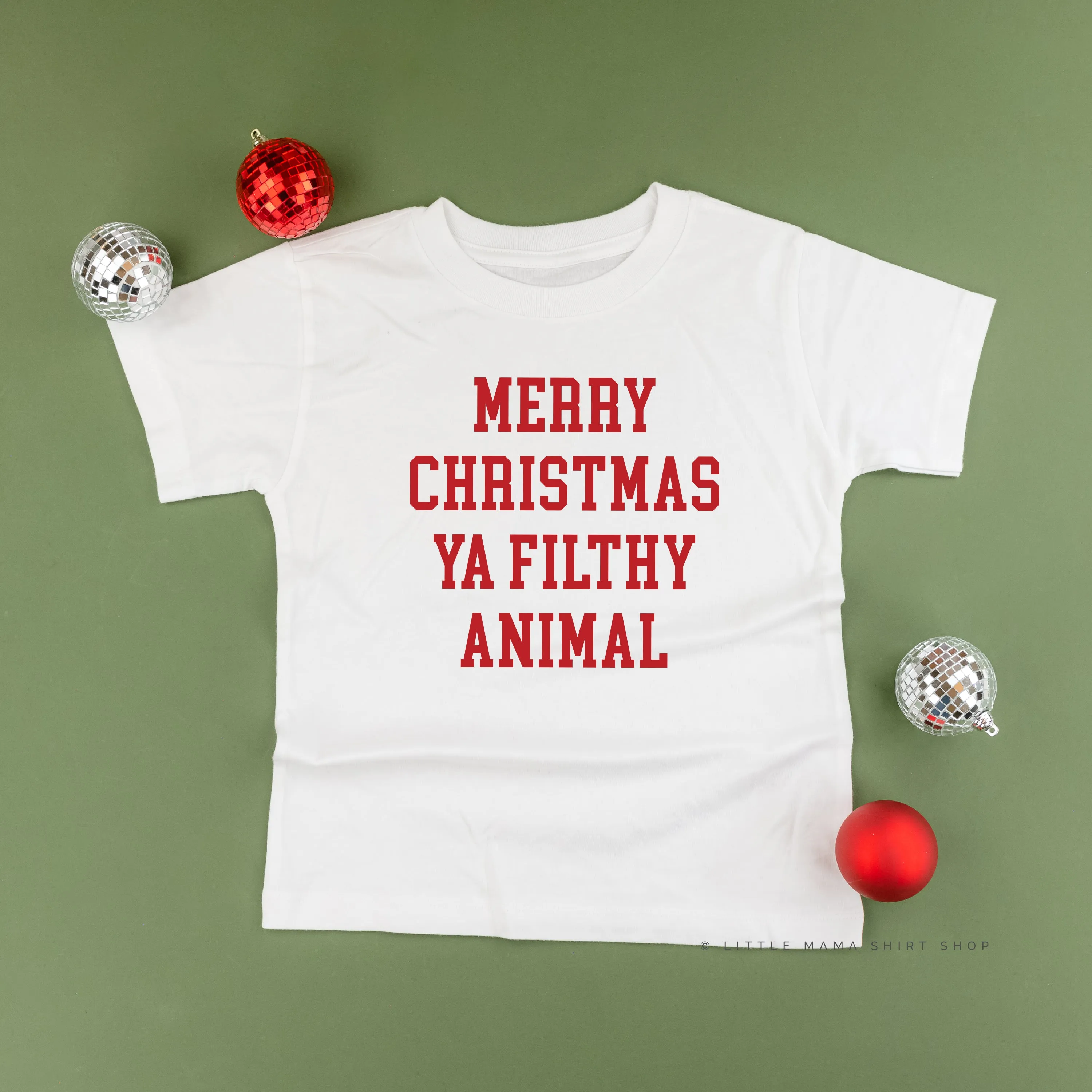 Merry Christmas Ya Filthy Animal - Child Tee