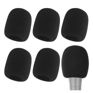 Microphone Foam Covers (6pcs) - Suitable for Hand-held Microphones - Brand New