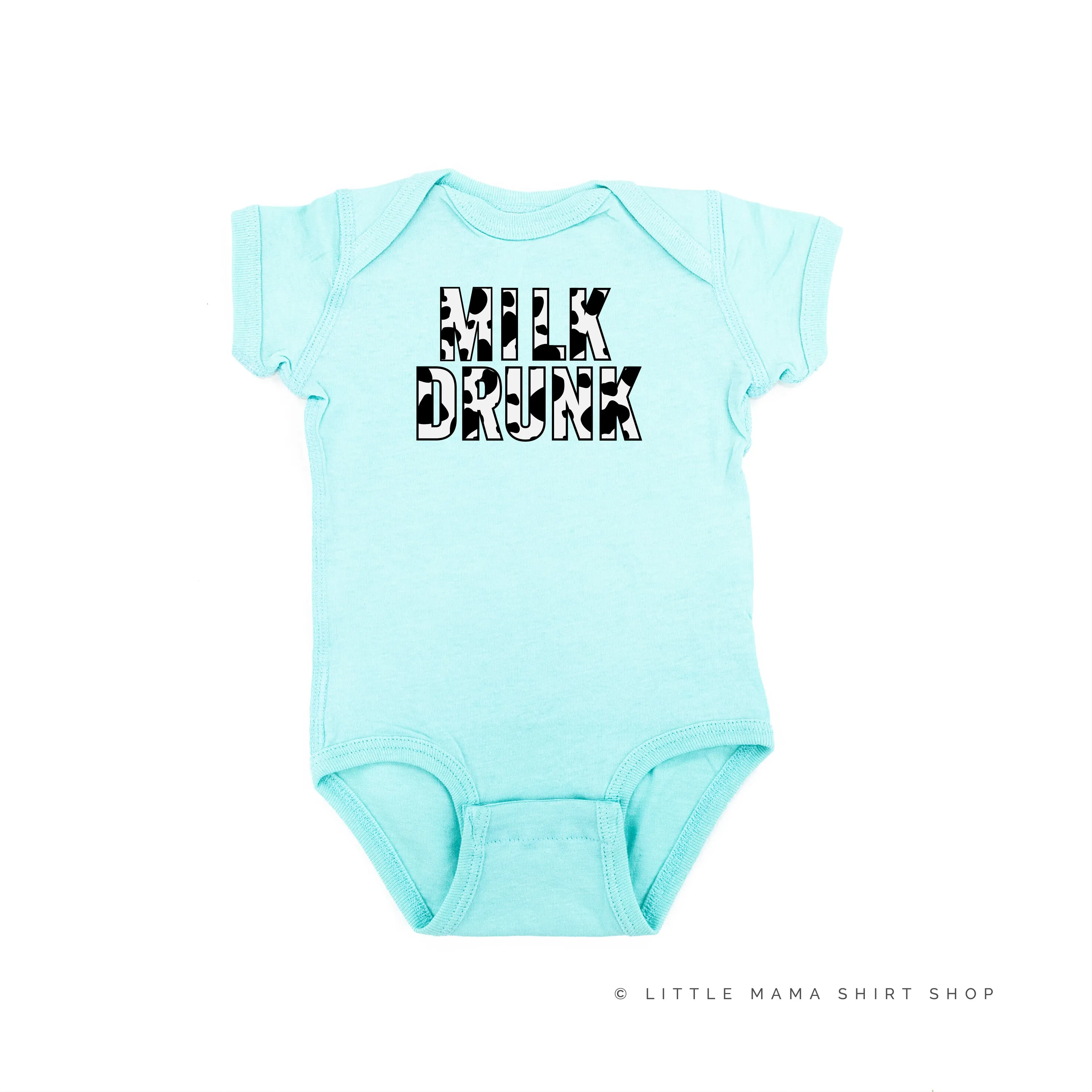 MILK DRUNK - Cow Print - Short Sleeve Child Shirt