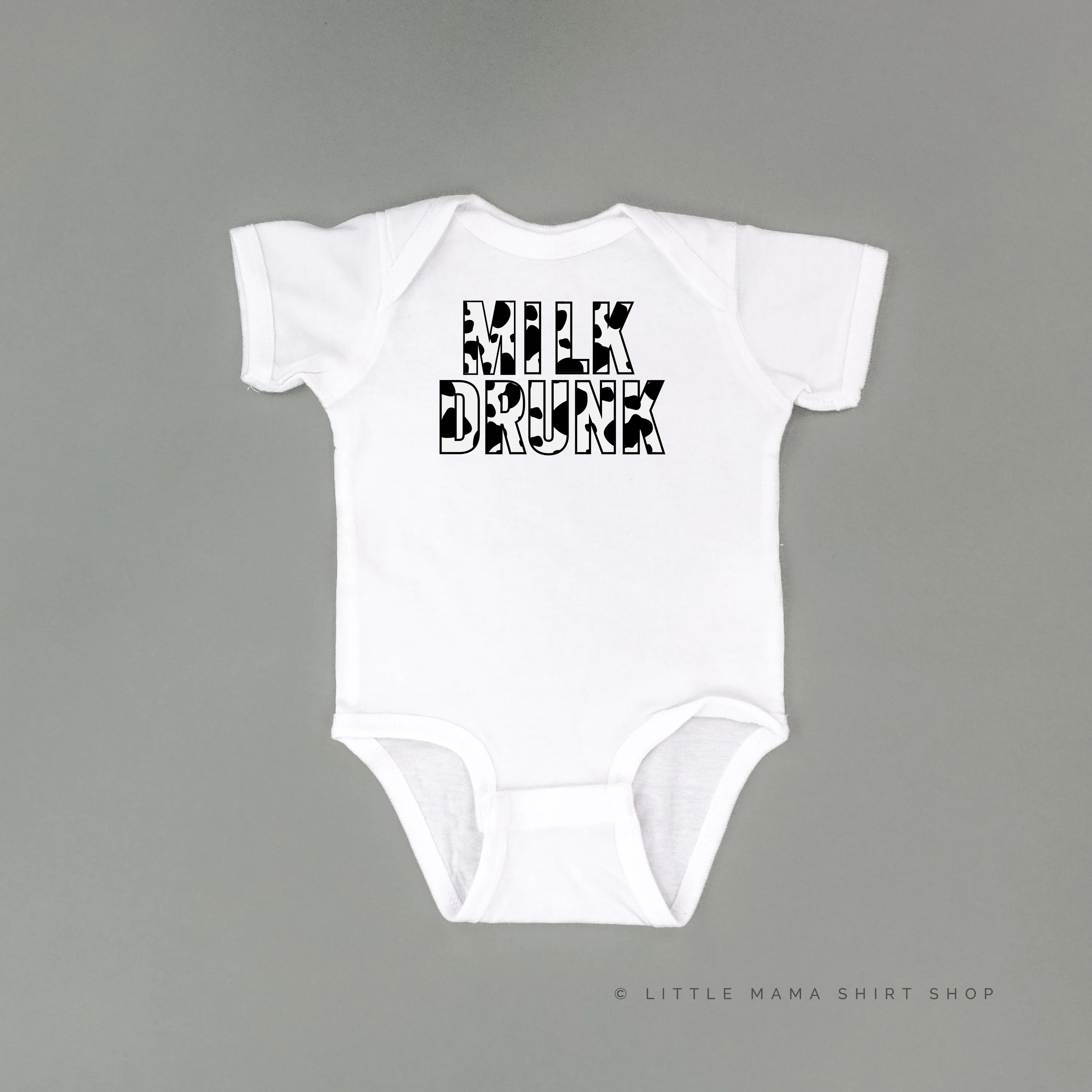 MILK DRUNK - Cow Print - Short Sleeve Child Shirt