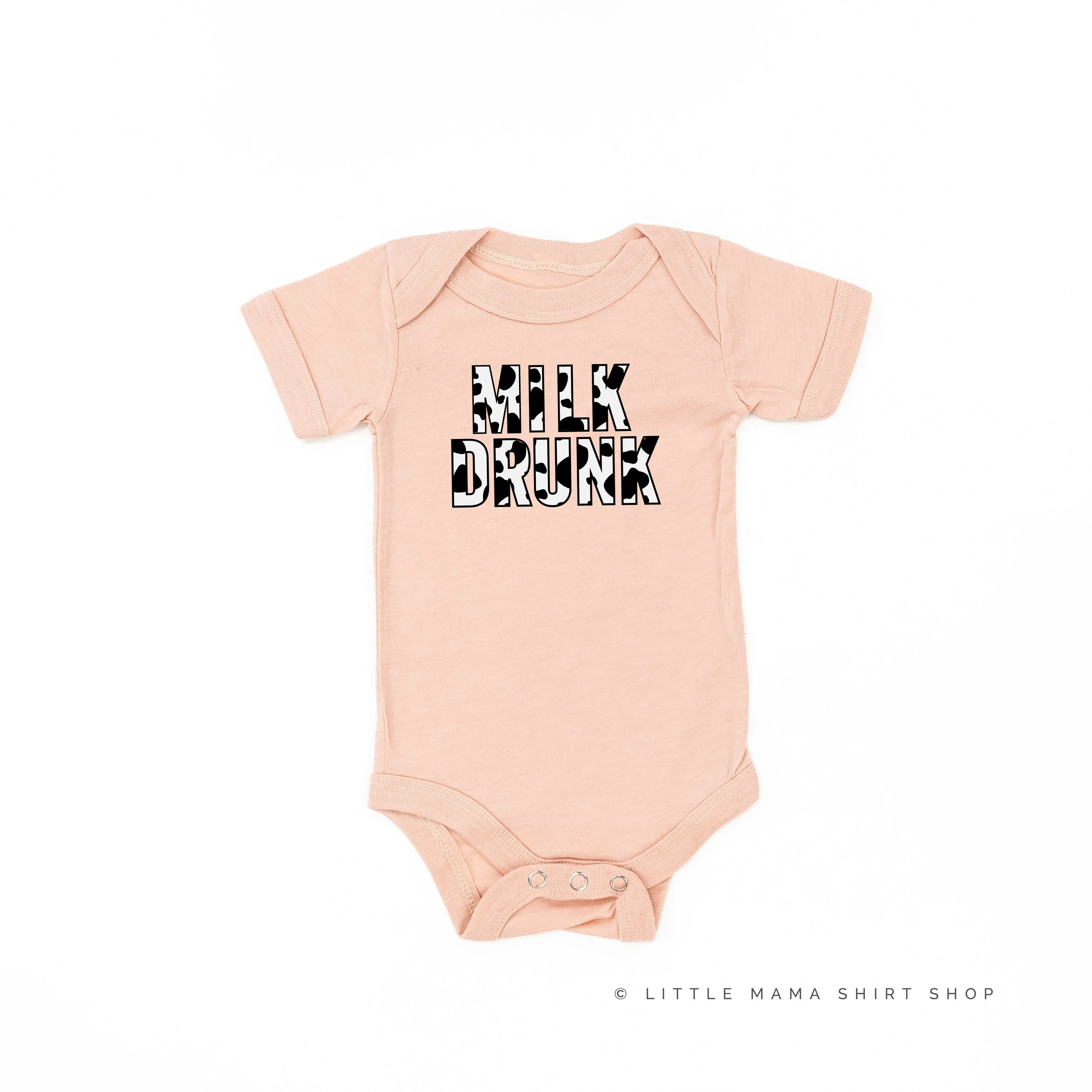 MILK DRUNK - Cow Print - Short Sleeve Child Shirt