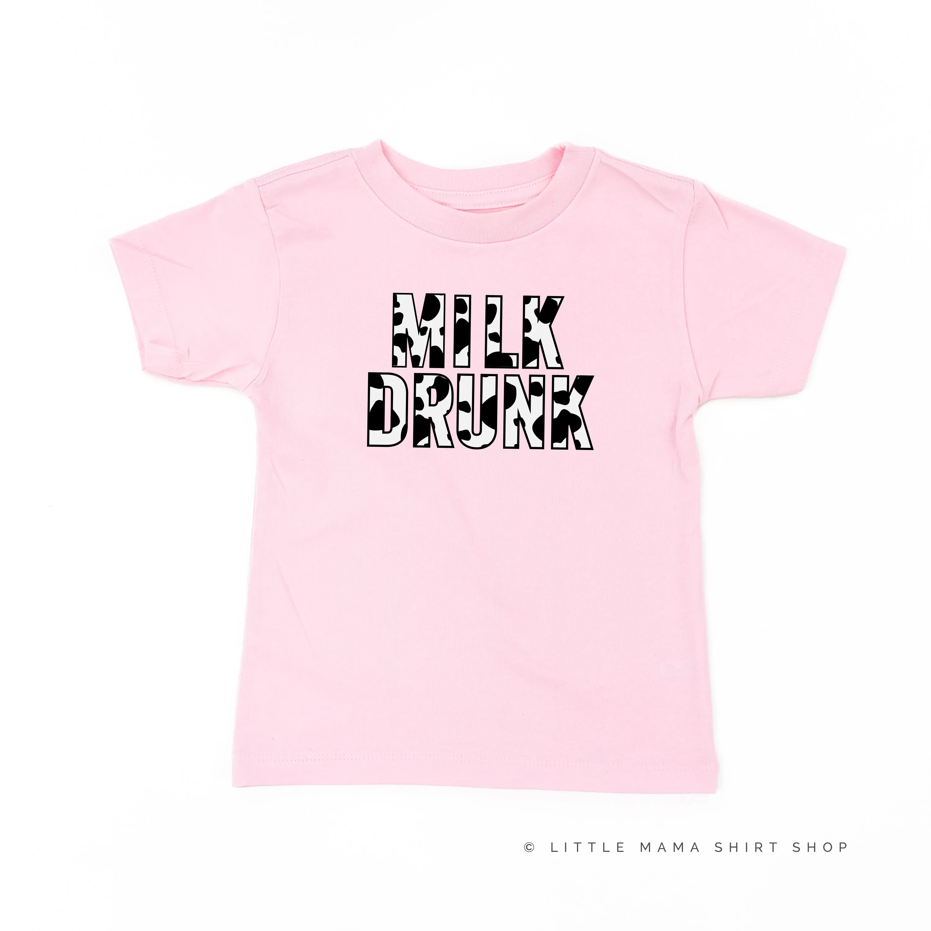 MILK DRUNK - Cow Print - Short Sleeve Child Shirt