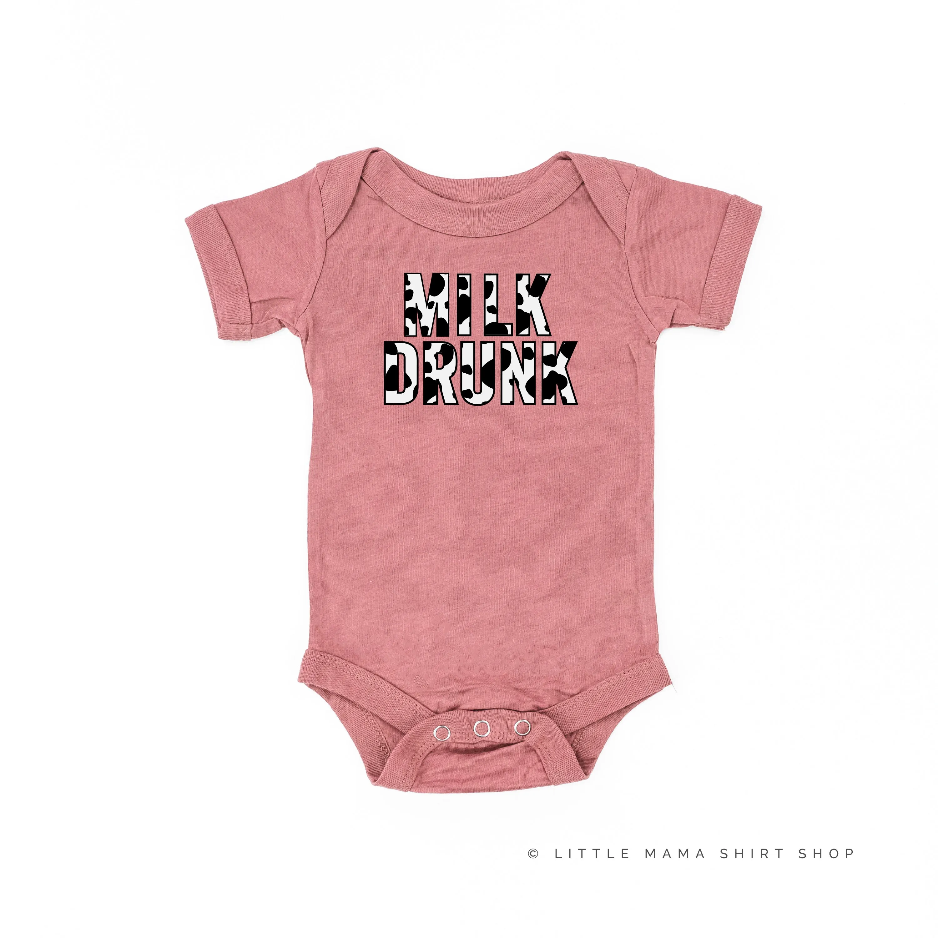 MILK DRUNK - Cow Print - Short Sleeve Child Shirt