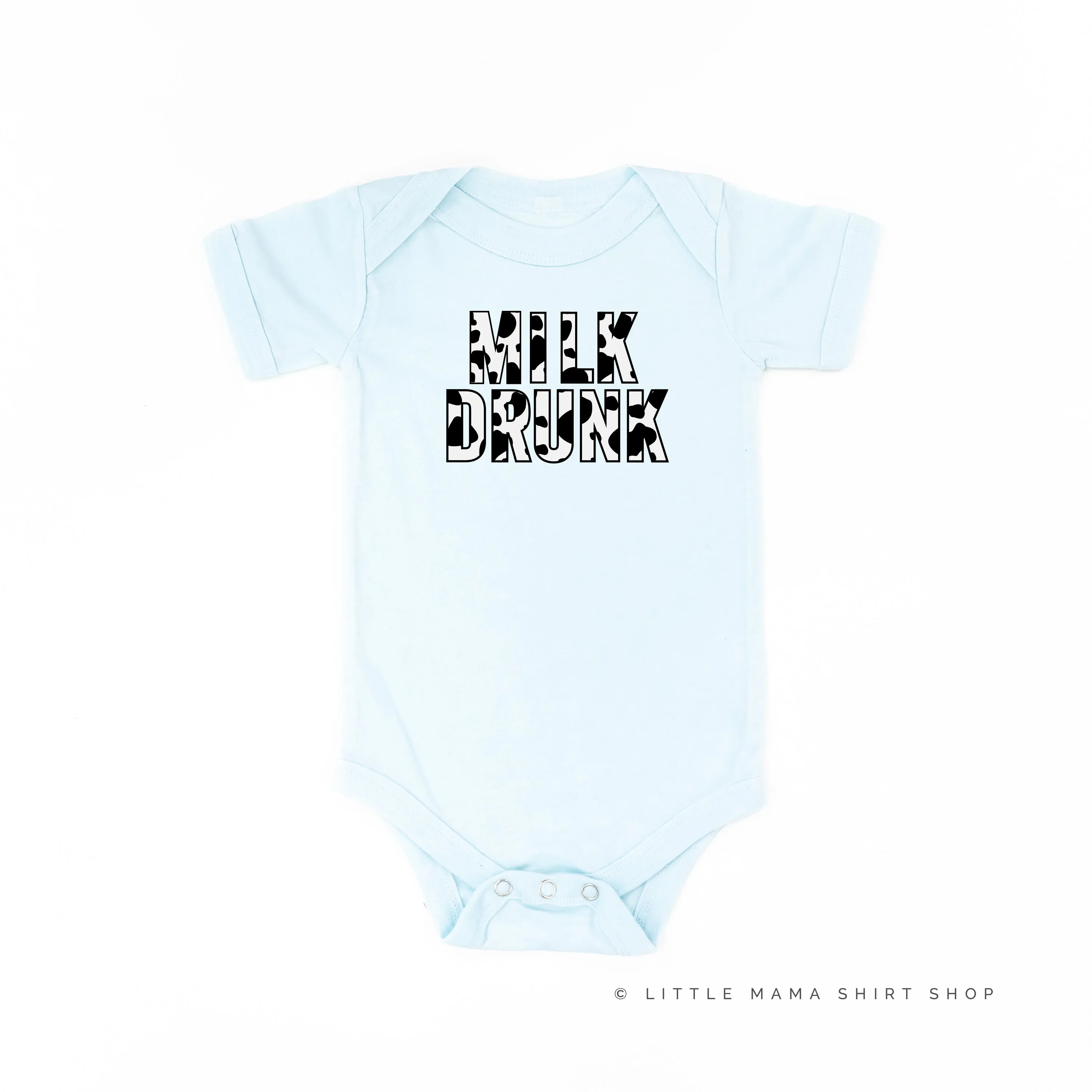 MILK DRUNK - Cow Print - Short Sleeve Child Shirt