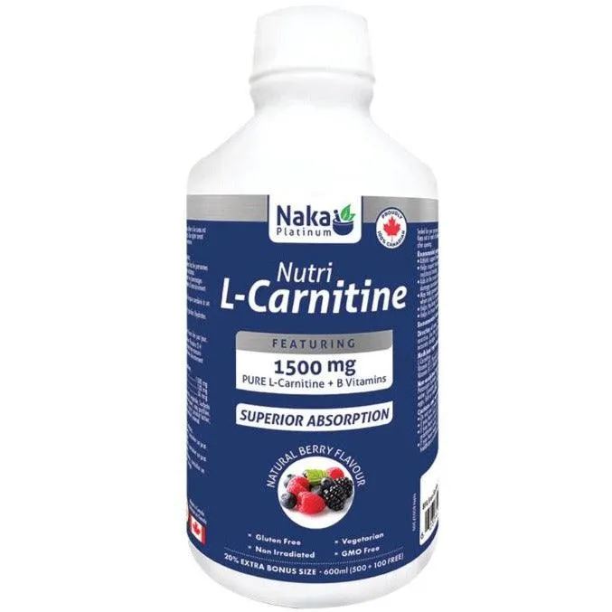 Naka Nutri L-Carnitine With Vitamin B5 and B12 450 ML