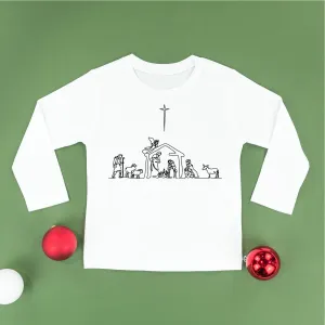 Nativity Scene - Child LONG SLEEVE Tee