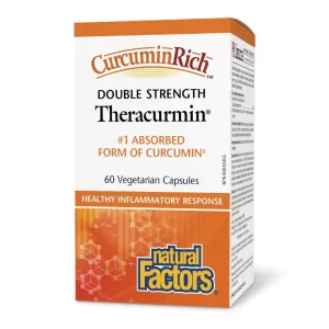 Natural Factors CurcuminRich Double Strength Theracurmin (60 VCaps)