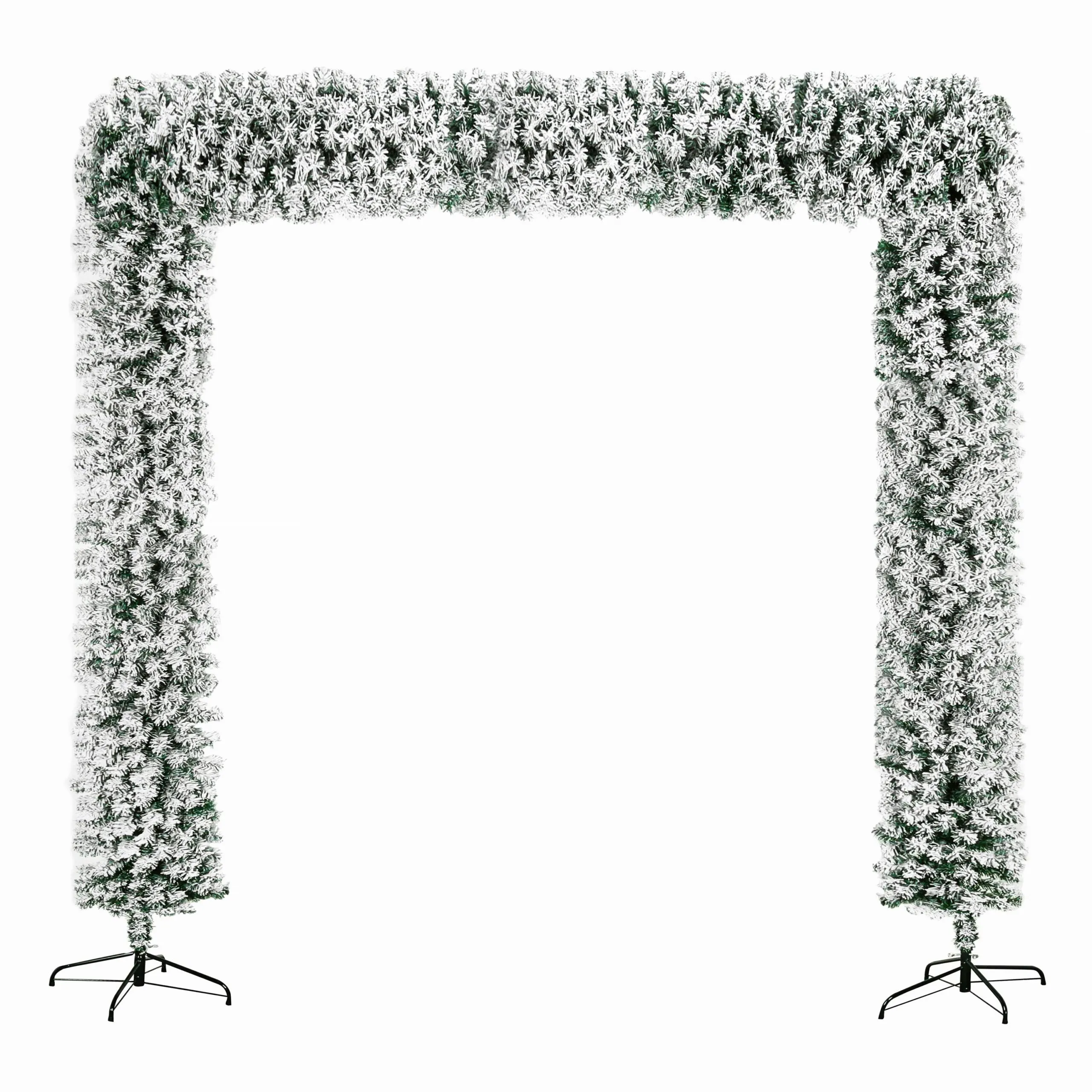 Neo Double 2.4m Christmas Arch Tree Garland Doorway